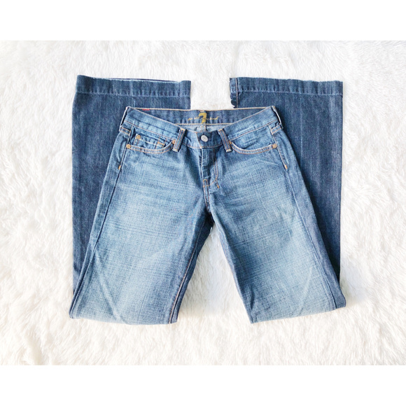 7 For All Mankind Denim - 7 For All Mankind DOJO Med Wash Denim Jeans 26